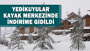 Yedikuyular kayak merkezinde indirime gidildi