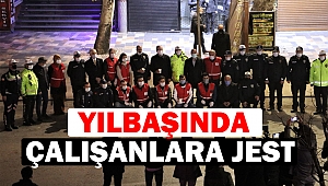 Yılbaşında çalışanlara jest