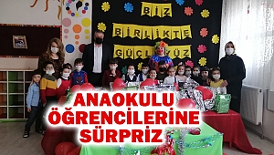Anaokulu öğrencilerine sürpriz