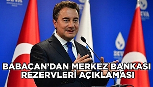 Babacan’dan Merkez Bankası rezervleri açıklaması