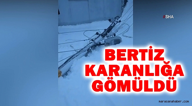 Bertiz Karanlığa Gömüldü