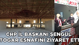 CHP İl Teşkilatı otogar esnafını ziyaret etti