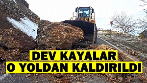 Dev Kayalar O Yoldan Kaldırıldı