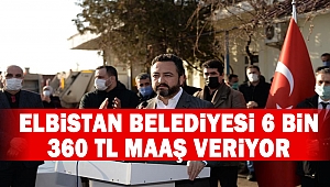 Elbistan Belediyesi 6 bin 360 TL maaş Verecek 