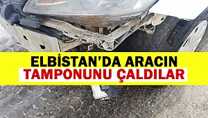 Elbistan’da Aracın Tamponunu Çaldılar