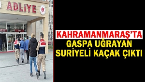 Gaspa uğrayan Suriyeli kaçak çıktı