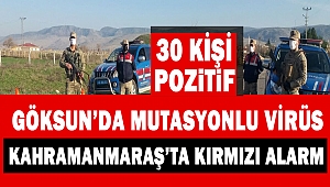 Göksun’da Mutasyonlu Virüs Alarmı: 30 Kişi Pozitif