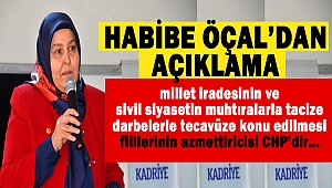 Habibe Öçal’dan CHP Açıklaması 