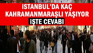 İstanbul’da Kaç Kahramanmaraşlı Yaşıyor: İşte Cevabı