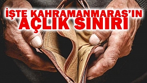 İşte Kahramanmaraş’ın Açlık Sınırı