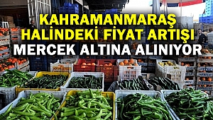 Kahramanmaraş Halindeki Fiyat Artışı Görüşüldü