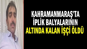 Kahramanmaraş’ta iplik balyalarının altında kalan işçi öldü