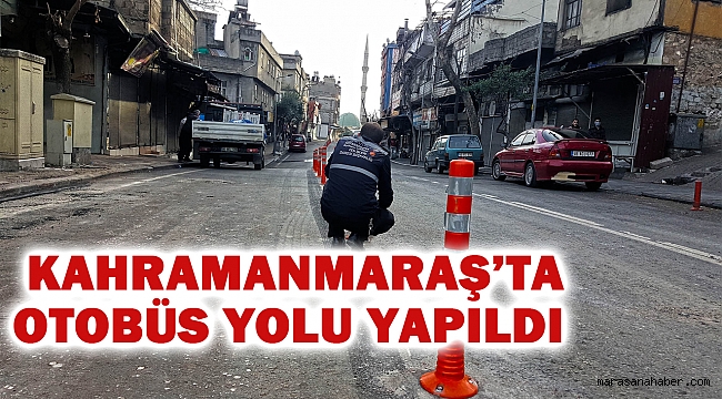 Kahramanmaraş’ta Otobüs Yolu Yapıldı