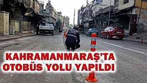 Kahramanmaraş’ta Otobüs Yolu Yapıldı