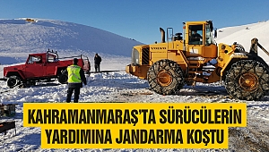 Kahramanmaraş’ta Sürücülerin Yardımına Jandarma Koştu