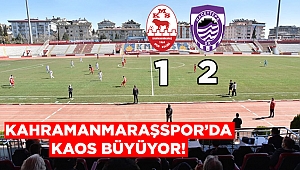 Kahramanmaraşspor’da kaos büyüyor! Üst üste üçüncü yenilgisini aldı