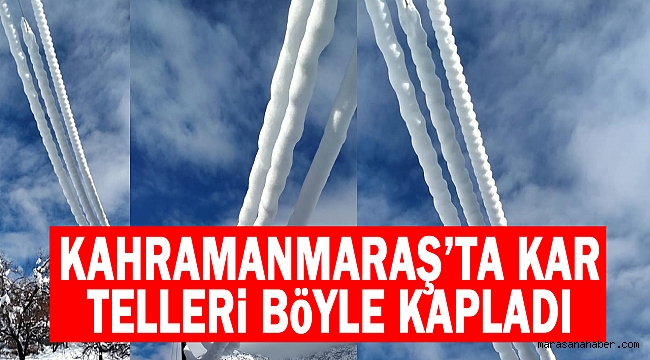 Kar Telleri Kapladı