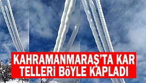 Kar Telleri Kapladı