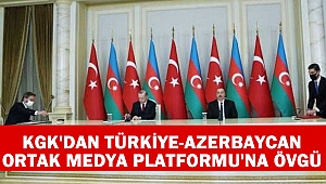KGK'dan Türkiye-Azerbaycan Ortak Medya Platformu'na övgü