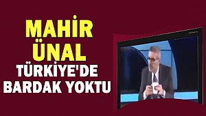 Mahir Ünal'dan tepki çeken bir açıklama daha: Türkiye'de bardak yoktu