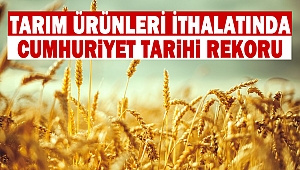 Tarım ürünleri ithalatında Cumhuriyet tarihi rekoru