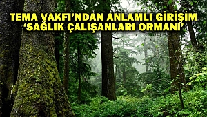 TEMA Vakfı’ndan anlamlı girişim: ‘Sağlık Çalışanları Ormanı’