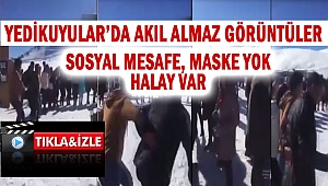 Yedikuyular’da Akıl Almaz Görüntüler