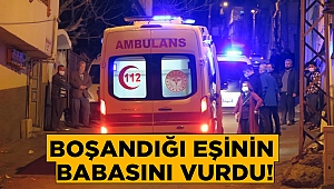 Boşandığı eşinin babasını vurdu 