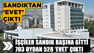 Büyükşehir işçileri greve ‘evet’ dedi 
