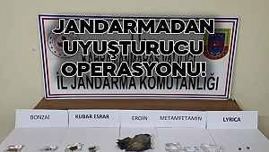 Jandarma’dan uyuşturucu operasyonu 