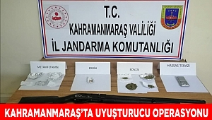 Kahramanmaraş’ta uyuşturucu operasyonu: 5 gözaltı 