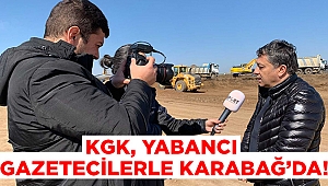 KGK, yabancı gazetecilerle Karabağ’da