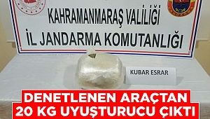 Otomobilde 2 kilogram uyuşturucu bulundu 