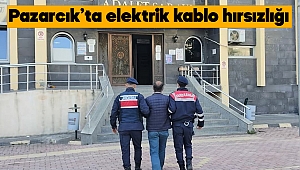 Pazarcık’ta elektrik kablo hırsızlığı 