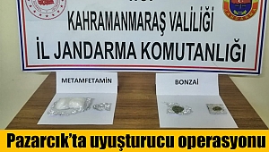 Pazarcık’ta uyuşturucudan 4 kişi gözaltına alındı 