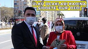 Ülkü Ocakları kırmızı ışıkta kadına şiddete ‘DUR’ dedi