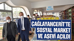 Çağlayancerit'te Sosyal Market ve Aşevi Açıldı