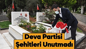 Deva Partisi Şehitleri Unutmadı