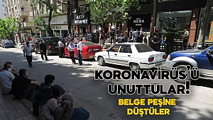 Kahramanmaraş’ta çiftçi belge kuyruğunda korona virüsü unuttular