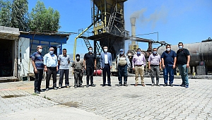 Başkan Okay, Asfalt Çalışmalarını İnceledi