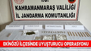Ekinözü’nde uyuşturucu operasyonu 