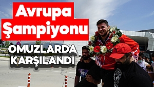 Kahramanmaraş'ın Avrupa Şampiyonu Sporcusu Coşku ile Karşılandı