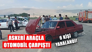 Kahramanmaraş’ta askeri araçla otomobil çarpıştı: 6 yaralı 