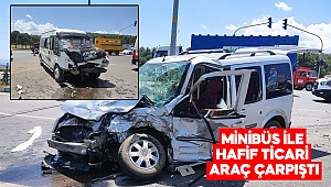 Kahramanmaraş’ta minibüs ile hafif ticari araç çarpıştı: 7 yaralı 