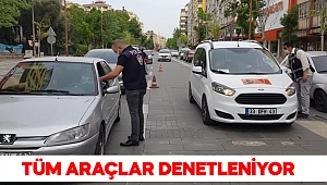 Kahramanmaraş'ta tüm araçlar tek tek kontrol ediliyor 