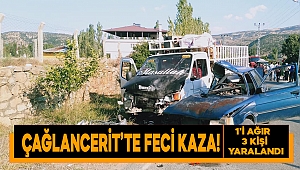 Çağlancerit’te Feci Kaza!