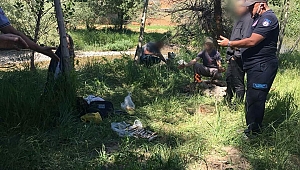 Göksun’da yasa dışı avlanan 3 kişi yakalandı 