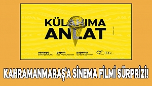Kahramanmaraş’a sinema filmi sürprizi! 