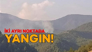 Kahramanmaraş’ta gece yarısı 2 ayrı noktada orman yangını 