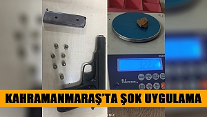 Kahramanmaraş’ta şok uygulama